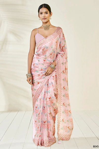 Nimki 8 Chinon Heavy Digital Printed Party Wear Designer Saree Collection